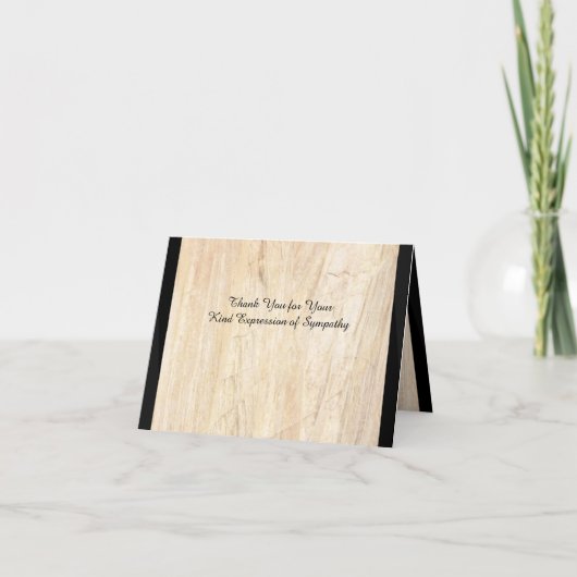 ご冥福へのお気遣いありがとうございます サンキューカード (正面)