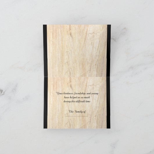 ご冥福へのお気遣いありがとうございます サンキューカード (内部)