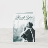 ご冥福をお祈りします（天使の祈り） サンキューカード (正面)