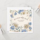 ご冥福をお祈りします 韓国の花ギフト  カード (正面/裏面インサイチュ)