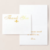 ご出席いただきありがとうございましたブライダルシャワー 箔カード (ディスプレー)