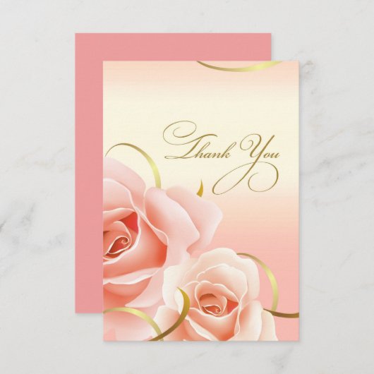 ご出席いただきありがとうございます 結婚記念日パーティーカード サンキューカード (正面/裏面)