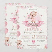 ご出産のお知らせ 招待状 (正面/裏面)