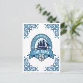 ご出発おめでとうございます　ありがとう、そしてさようなら ポストカード (スタンド正面)