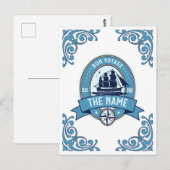 ご出発おめでとうございます　ありがとう、そしてさようなら ポストカード (正面/裏面)