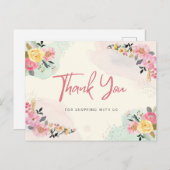 ご利用ありがとうございました ポストカード (正面/裏面)