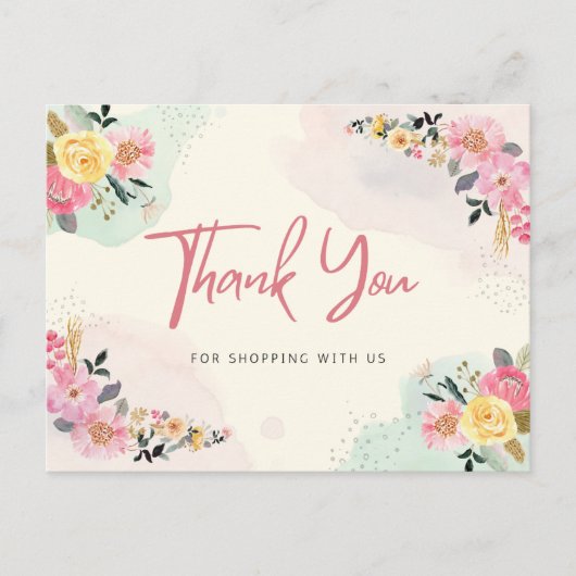 ご利用ありがとうございます ポストカード (正面)