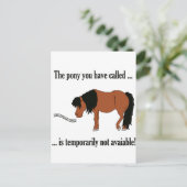 ご利用いただけません！ ポストカード (スタンド正面)