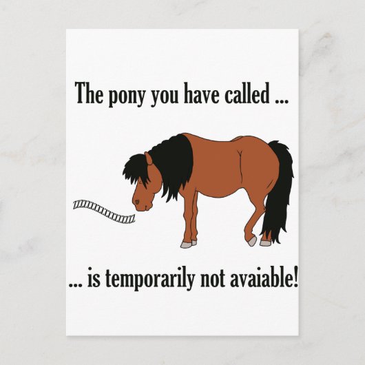 ご利用いただけません！ ポストカード (正面)