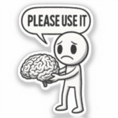 ご利用ください シール (正面)