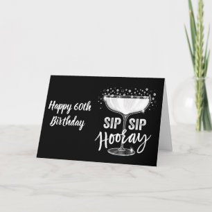 ご利用の**60誕生日** SIP SIP HOORAY!!!!カード カード
