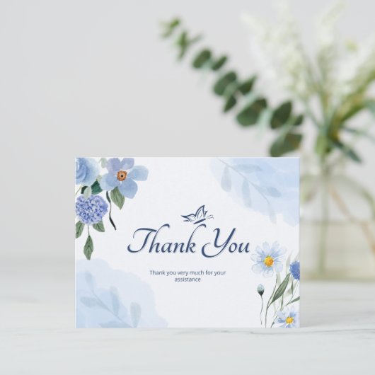 ご協力いただきありがとうございます ポストカード (スタンド正面)