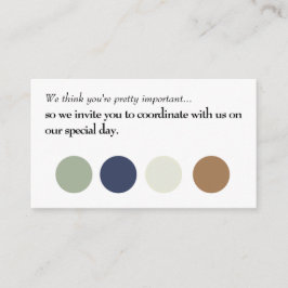 ご協力をお願いします ウェディング 挿入カード エンクロージャーカード