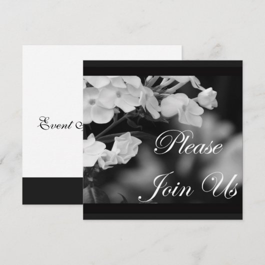 ご参加ください 招待状 (正面/裏面)