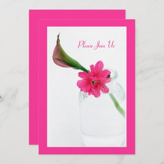 ご参加ください 招待状 (正面/裏面)