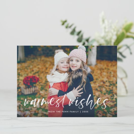 ご多幸をお祈りしますホリデーカード シーズンカード (スタンド正面)