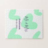 ご夫婦の姓 結婚記念日 年  結婚のお守り ジグソーパズル (横)