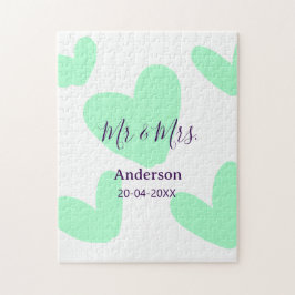 ご夫婦の姓 結婚記念日 年  結婚のお守り ジグソーパズル