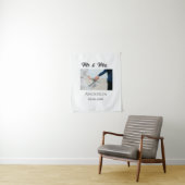 ご夫婦の姓 結婚記念日 年  結婚のお祝いギフト タペストリー (インサイチュ)