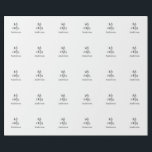 ご夫婦の姓 結婚記念日 年  結婚のお祝いギフト ラッピングペーパー<br><div class="desc">デザイン</div>