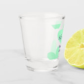 ご夫婦の姓 結婚記念日 年  結婚のお祝い ショットグラス (左)