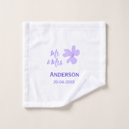 ご夫婦 姓 日付 年 結婚 記念品 ウォッシュタオル