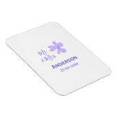 ご夫婦 姓 日付 年 結婚 記念品 マグネット (右側)