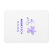 ご夫婦 姓 日付 年 結婚 記念品 マグネット (横)