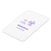 ご夫婦 姓 日付 年 結婚 記念品 マグネット (左側)