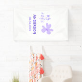 ご夫婦 姓 日付 年 結婚 記念品 横断幕 (インサイチュ)