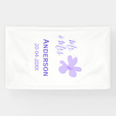 ご夫婦 姓 日付 年 結婚 記念品 横断幕 (横)