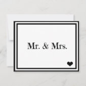 ご夫婦 招待状 (正面)