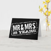 ご夫婦 結婚25周年 誕生日カード カード (黄色い花)