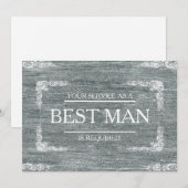 ご婚礼の主賓としてご招待 - 副婚礼者 招待状 (正面/裏面)