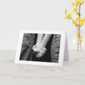 ご婚約 カード (黄色い花)