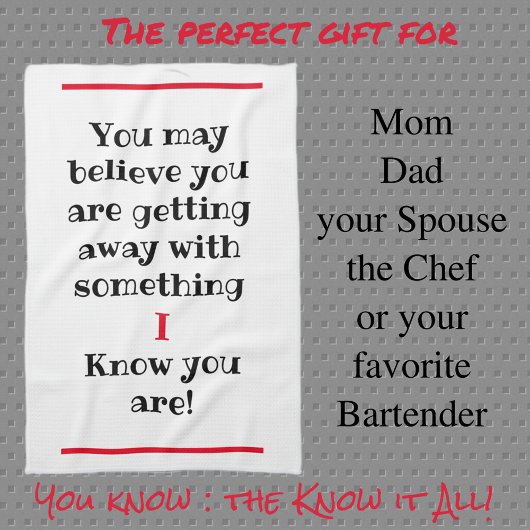 ご存信じじまユーモアのあるす キッチンタオル