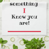 ご存信じじまユーモアのあるす キッチンタオル (折り畳み)