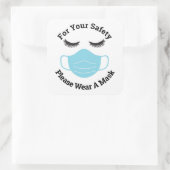 ご安心のため仮面と衣服を下さい スクエアシール (バッグ)