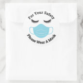 ご安心のため仮面と衣服を下さい ラウンドシール (バッグ)