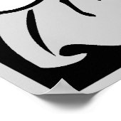 ご安心の為には寝中でタバコを吸わないで下さい ポスター (角)