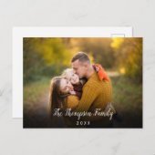 ご家族お気に入りのの写真スクリプト名 シーズンポストカード (正面/裏面)