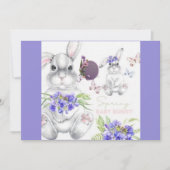 ご家族からあなたのカードへのイースターのご挨拶 カード (正面)