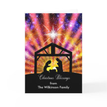 ご家族から、夕暮れの出生のクリスマス