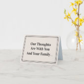 「ご家族とお考えが…」カード カード (黄色い花)