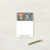 ご家族の写真モダンコラージュポストiの作成 ポストイット (デスク上)