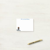 ご家族の方々にご留意あれ ポストイット (デスク上)