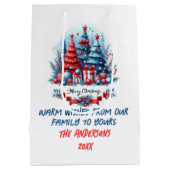 ご家族の温かい願い ミディアムペーパーバッグ (裏面)