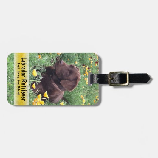 ご家族やお気に入りのペットカスタムの写真の追加 ラゲッジタグ (正面横)