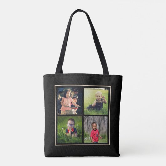 ご家族やペパーソナライズされたットカスタム写真を追加 トートバッグ (裏面)