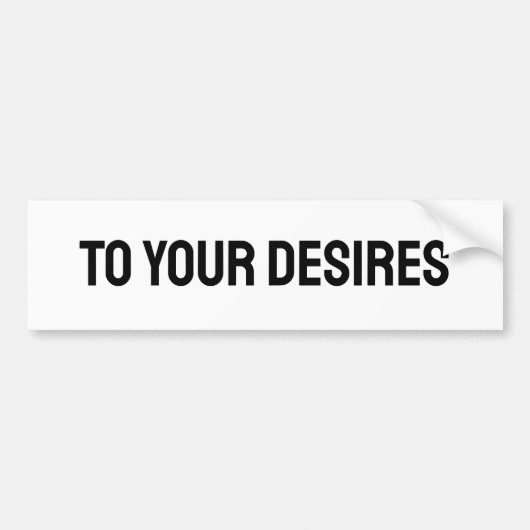 ご希望に応じて バンパーステッカー (正面)